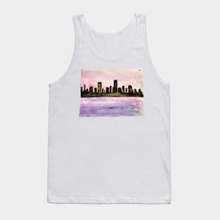 Hazy City Painting Tank Top